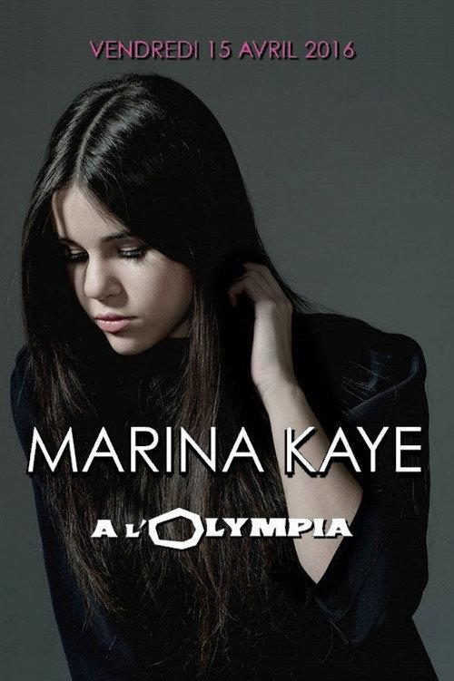 Marina Kaye à l'Olympia de Paris 2016 official movie poster