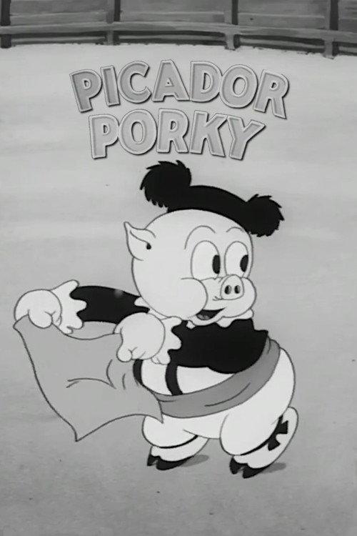 Picador Porky 1937 official movie poster