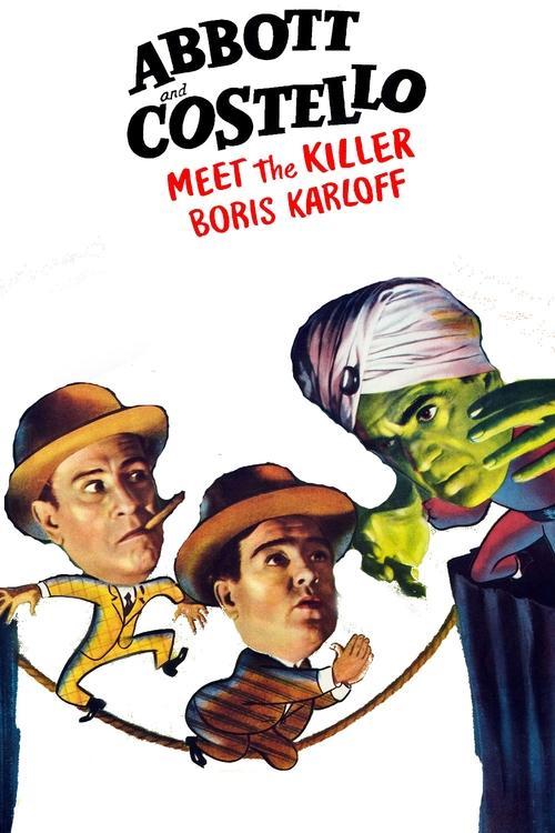 Bud Abbott and Lou Costello Meet the Killer, Boris Karloff 1949 official movie poster