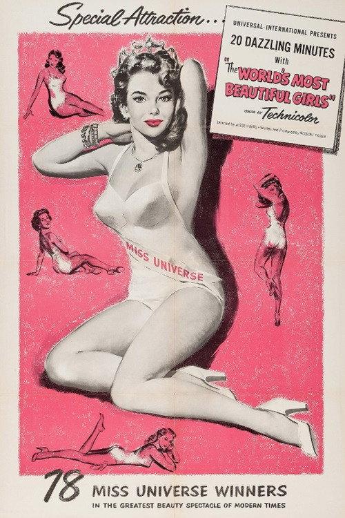 The World's Most Beautiful Girls 1953 official movie poster