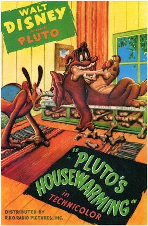Pluto's Housewarming 1947 official movie poster