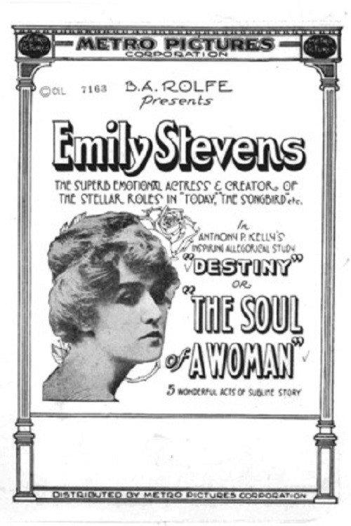 Destiny: or, the Soul of a Woman 1915 official movie poster