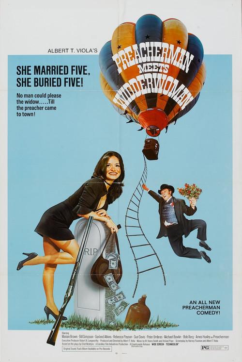 Preacherman Meets Widderwoman 1973 official movie poster