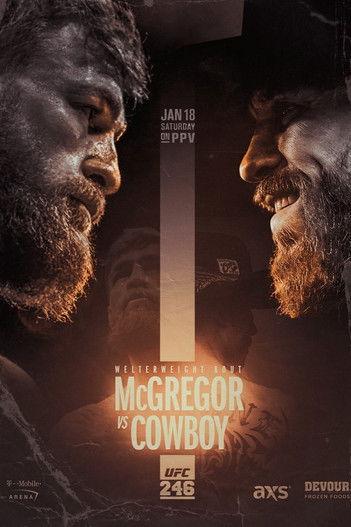 UFC 246: McGregor vs. Cowboy 2020 official movie poster
