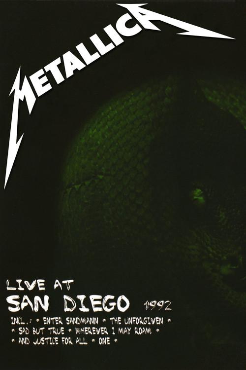 Metallica: Live at San Diego 1992 official movie poster