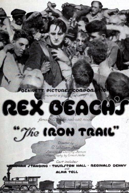 The Iron Trail 1921 official movie poster