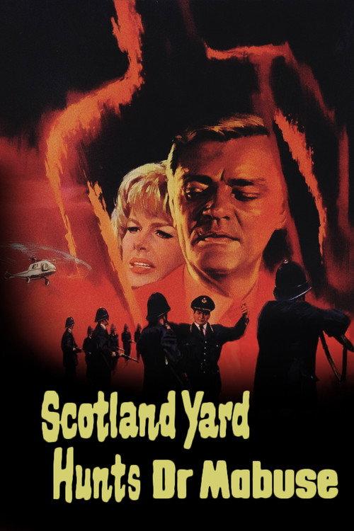 Scotland Yard Hunts Dr. Mabuse 1963 official movie poster