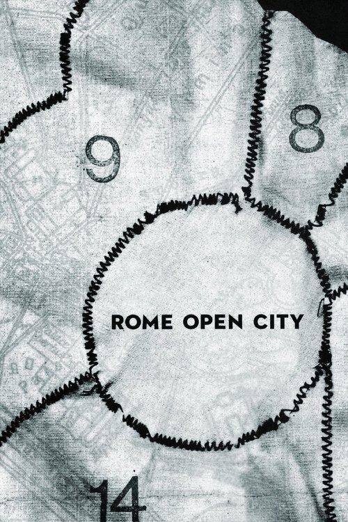 Rome, Open City 1945 official movie poster