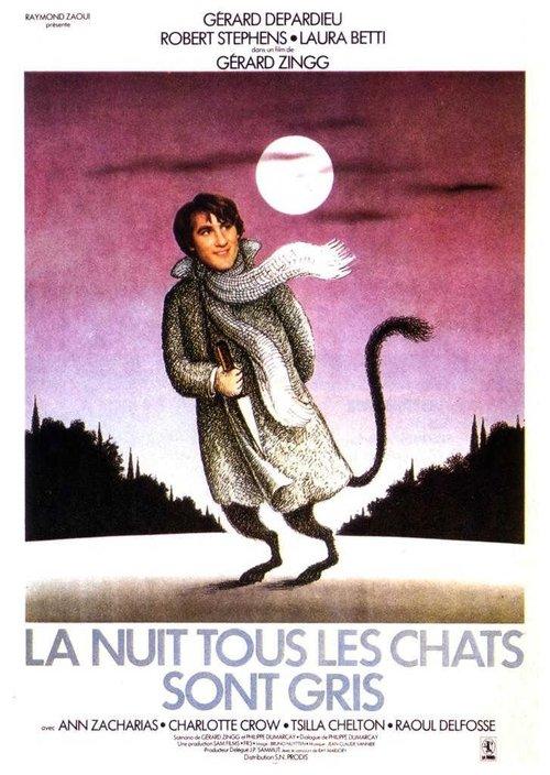 At Night All Cats Are Crazy 1977 official movie poster