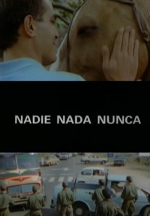 Nadie nada nunca 1988 official movie poster