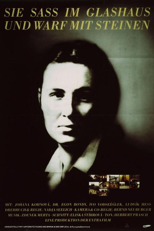 She Sat in a Glass House Throwing Stones 1992 official movie poster