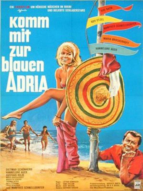 Komm mit zur blauen Adria 1966 official movie poster
