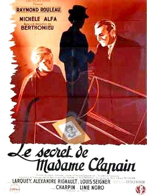 The Secret of Madame Clapain 1943 official movie poster