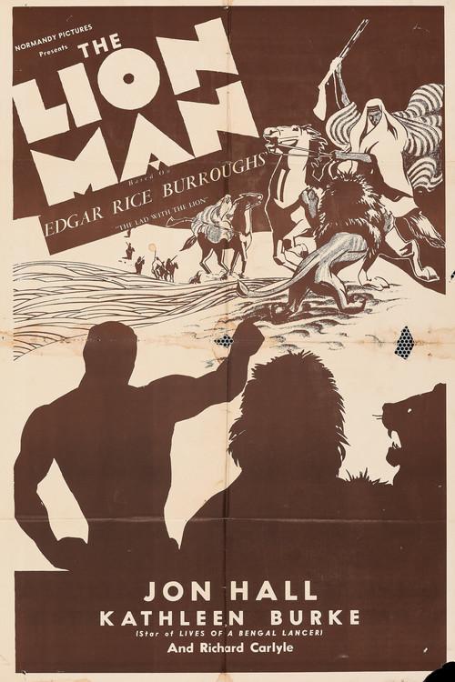 The Lion Man 1936 official movie poster