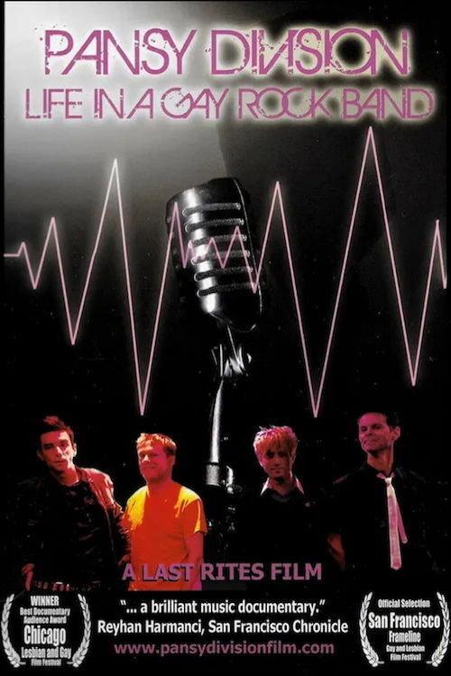 Pansy Division: Life in a Gay Rock Band 2008 official movie poster