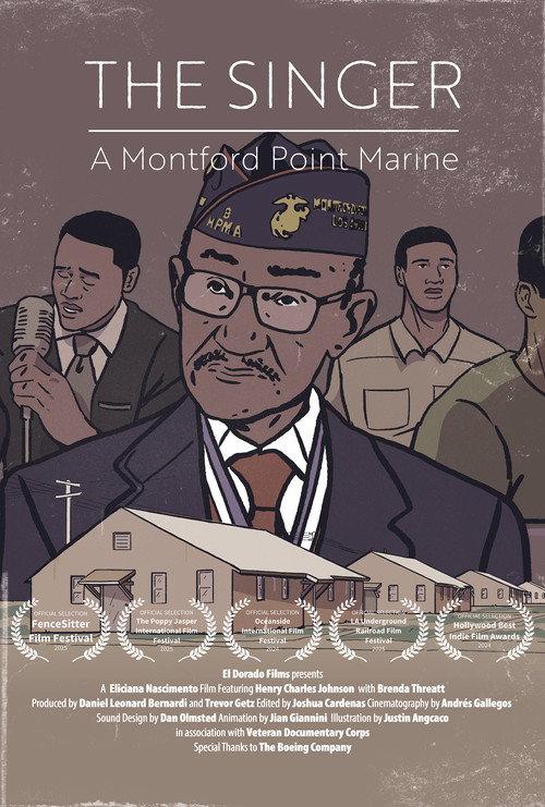 The Singer: A Montford Point Marine 2023 official movie poster