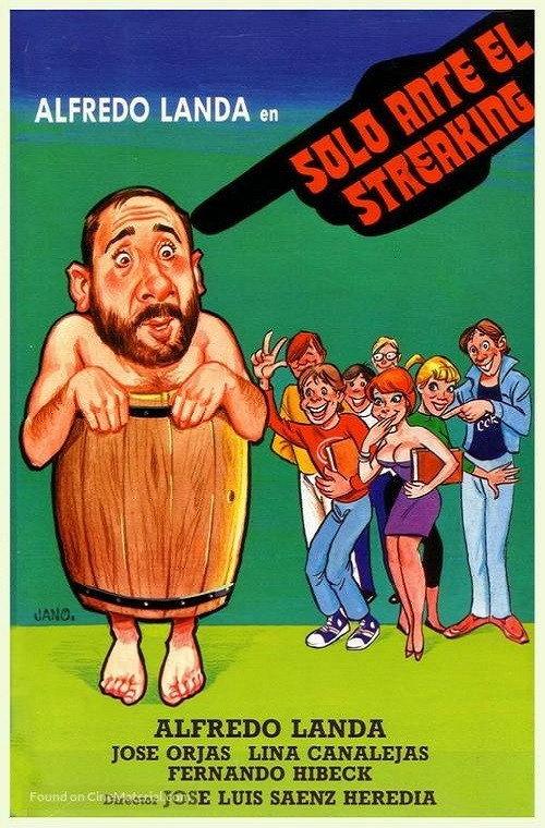 Solo ante el Streaking 1975 official movie poster