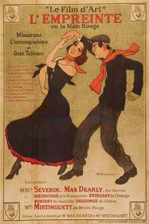 The Red Hand 1908 official movie poster