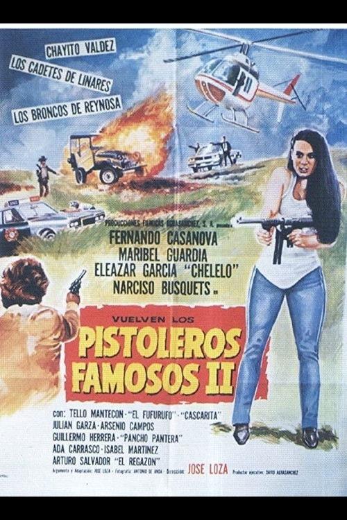 Pistoleros Famosos II 1986 official movie poster