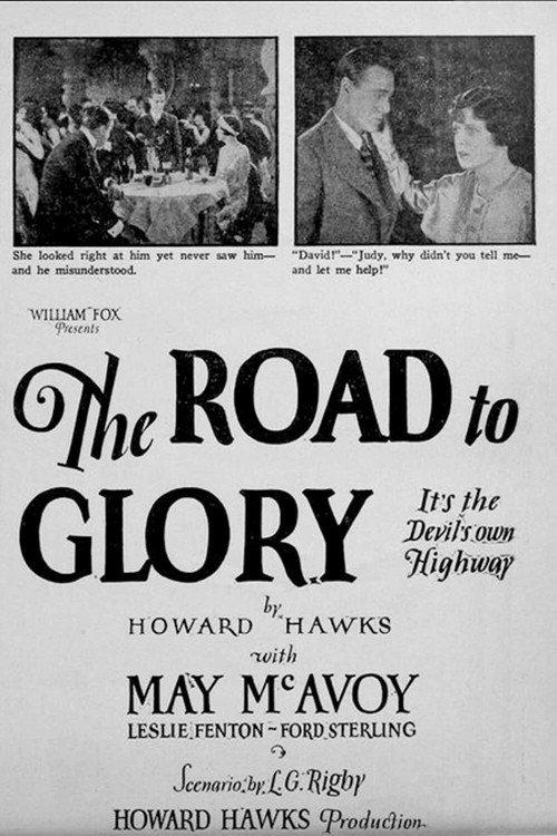 The Road to Glory 1926 official movie poster