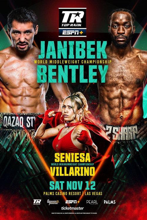 Janibek Alimkhanuly vs. Denzel Bentley 2022 official movie poster