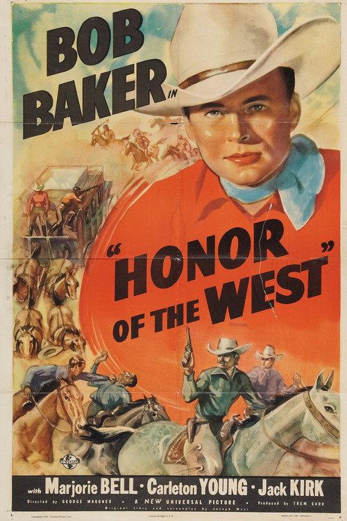 Honor of the West 1939 official movie poster