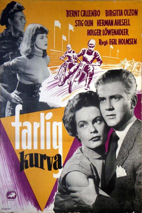 Farlig kurva 1952 official movie poster