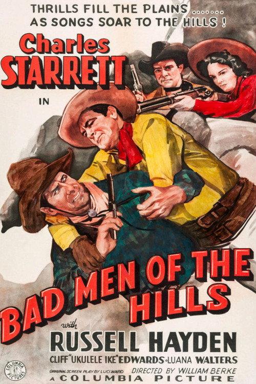Bad Men of the Hills 1942 official movie poster
