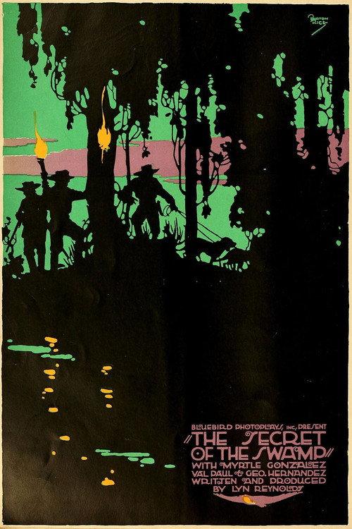 The Secret of the Swamp 1916 official movie poster
