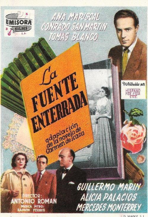 La fuente enterrada 1950 official movie poster