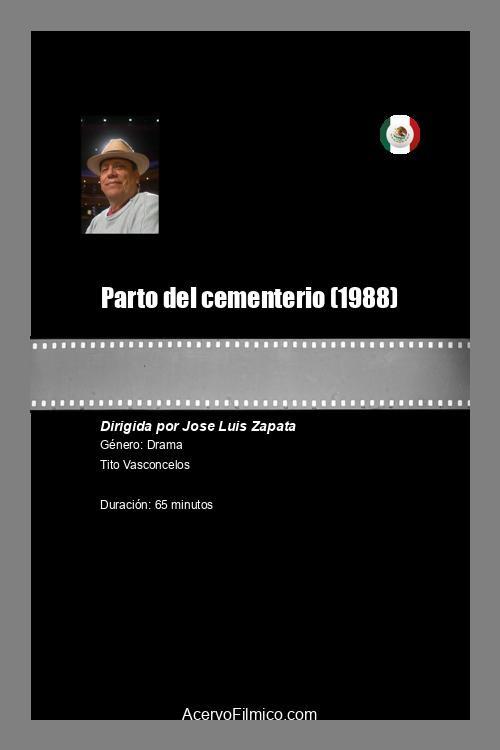 Parto del cementerio 1988 official movie poster