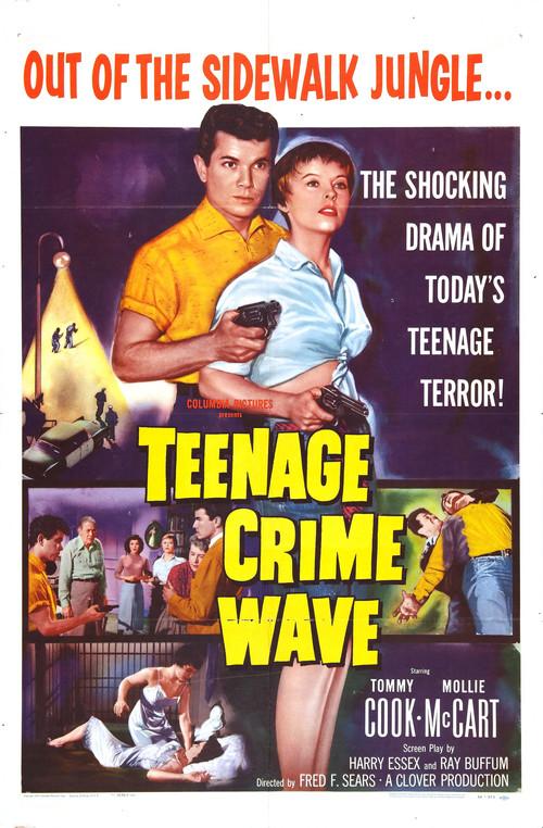 Teen-Age Crime Wave 1955 official movie poster