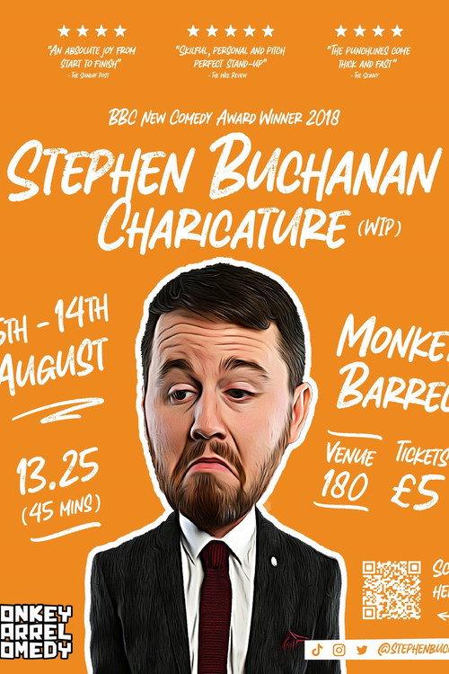 Stephen Buchanan: Charicature 2024 official movie poster