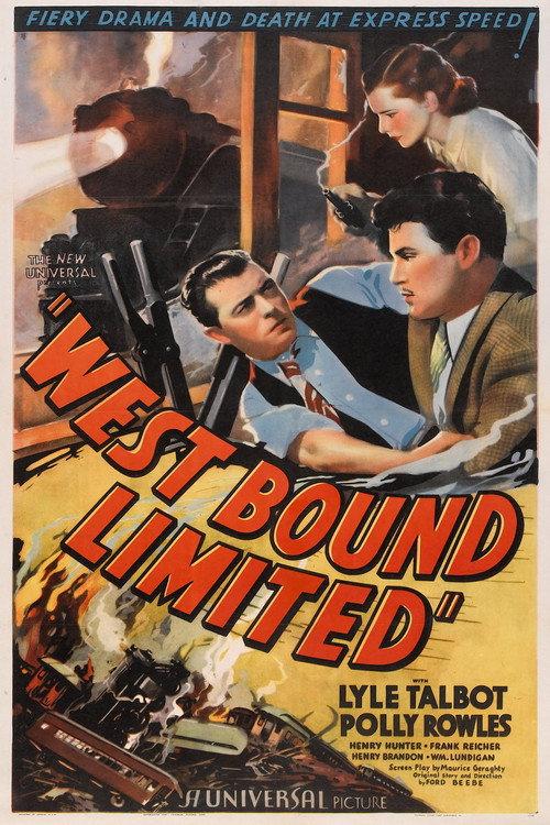 West Bound Limited 1937 official movie poster