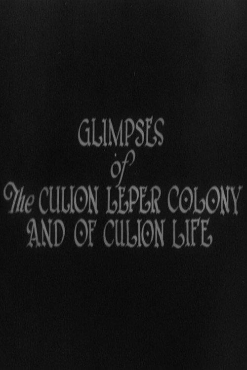 Glimpses of the Culion Leper Colony and of Culion Life 1929 official movie poster