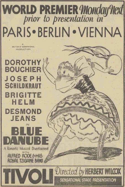The Blue Danube 1932 official movie poster