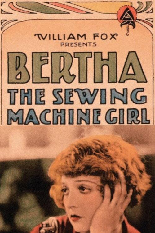 Bertha the Sewing Machine Girl 1926 official movie poster