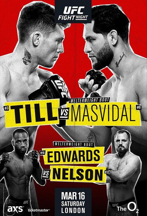 UFC Fight Night 147: Till vs. Masvidal 2019 official movie poster