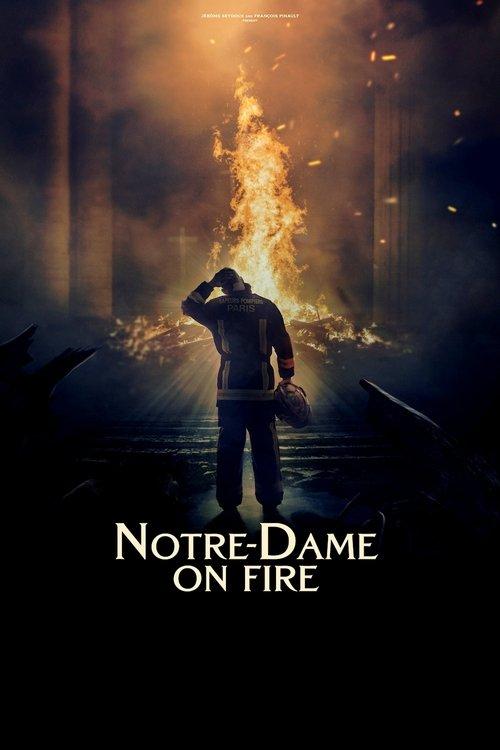 Notre-Dame on Fire 2022 official movie poster