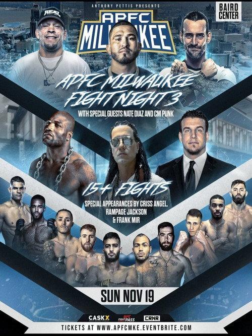Anthony Pettis FC 9: Milwaukee Fight Night 3 2023 official movie poster