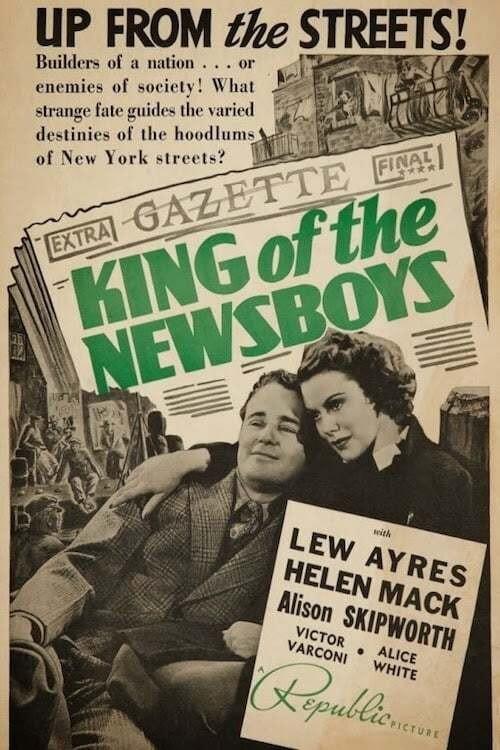 King of the Newsboys 1938 official movie poster