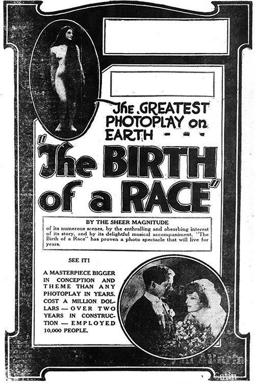 The Birth of a Race 1918 official movie poster