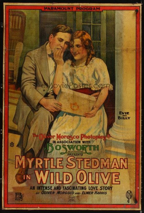 The Wild Olive 1915 official movie poster