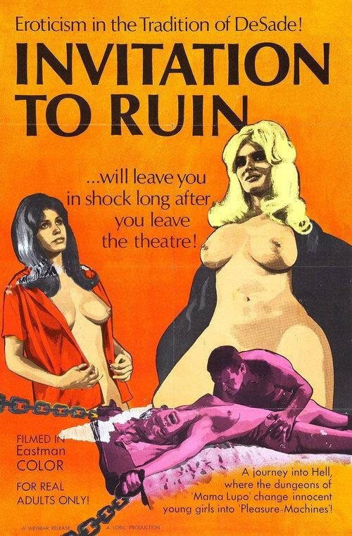 Invitation to Ruin 1968 official movie poster
