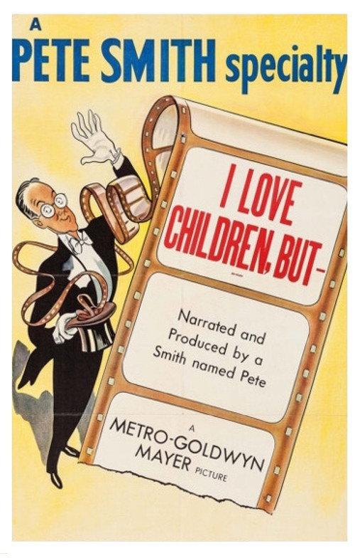 I Love Children, But! 1952 official movie poster