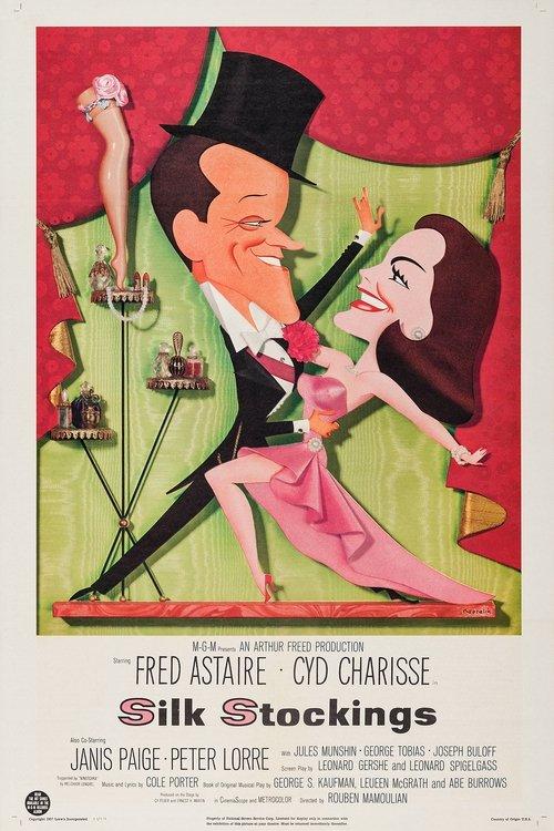 Silk Stockings 1957 official movie poster