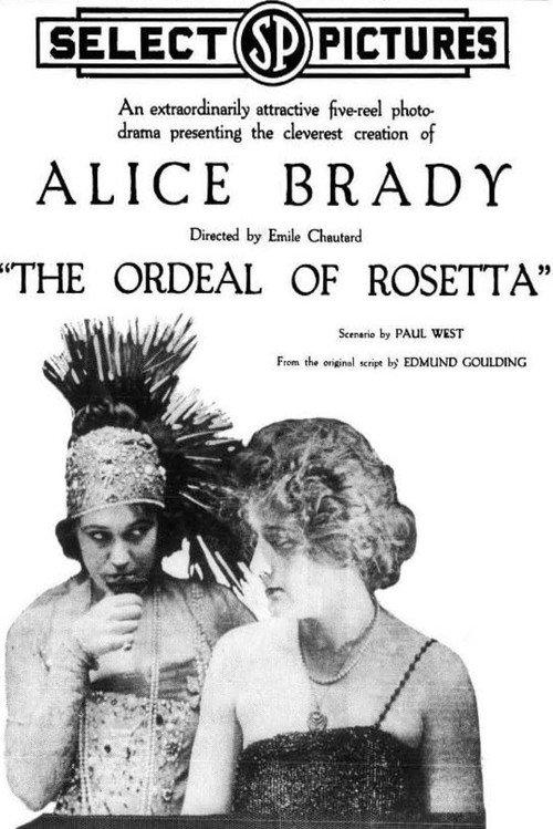 The Ordeal of Rosetta 1918 official movie poster