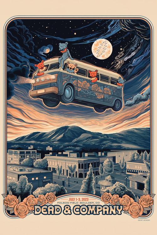 Dead & Company: 2023-07-01 Folsom Field, Boulder, CO, USA 2023 official movie poster
