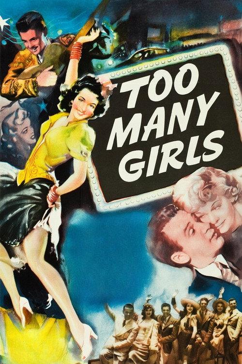 Too Many Girls 1940 official movie poster