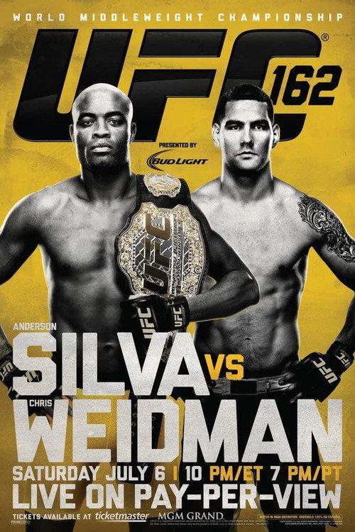 UFC 162: Silva vs. Weidman 2013 official movie poster